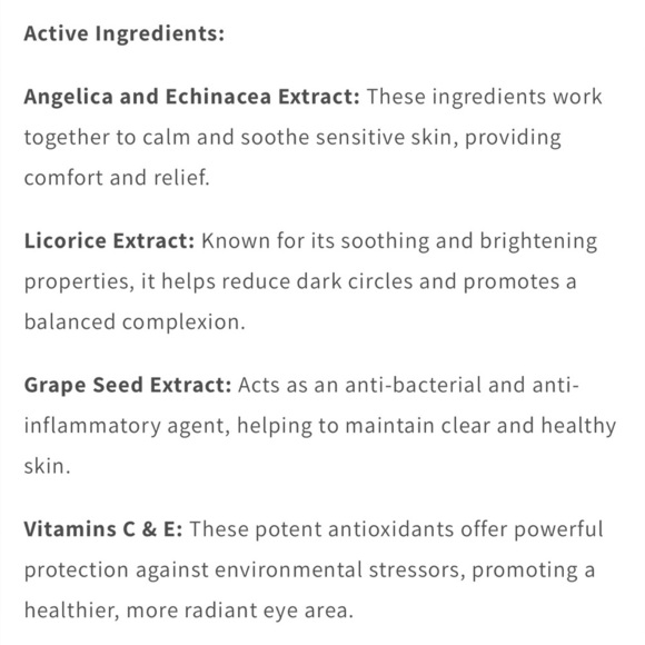 New/Sealed Context Viamin C All Day Eye Cream Targets Dark Circles Hydrates Skin - Picture 3 of 5